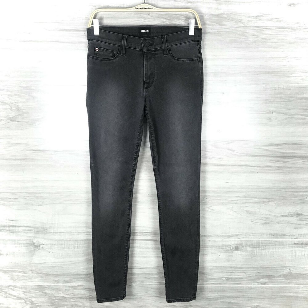 Hudson Women's Gray Krista Super Skinny Leg Jeans Size 29